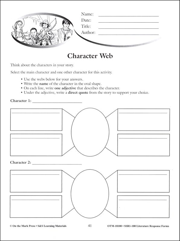 Literature Response Forms 6-8 | On the Mark Press | 9781554950539