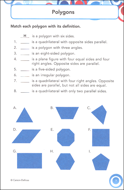 Introduction to Geometry Grades 4-5 (Skill Builder) | Carson-Dellosa ...