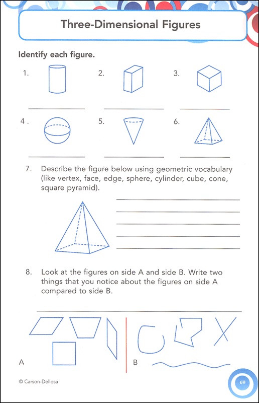 Introduction To Geometry Grades 4-5 (Skill Builder) | Carson-Dellosa ...