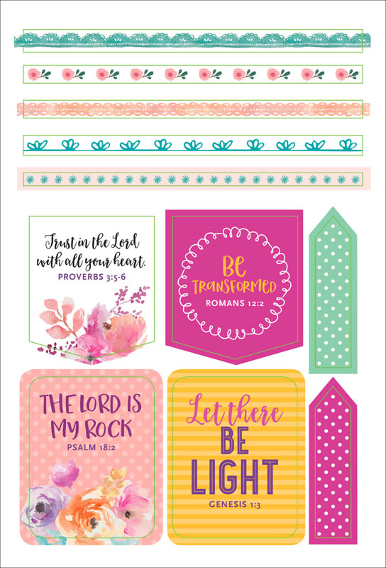 Faith Planner Stickers Peter Pauper Press 9781441328724