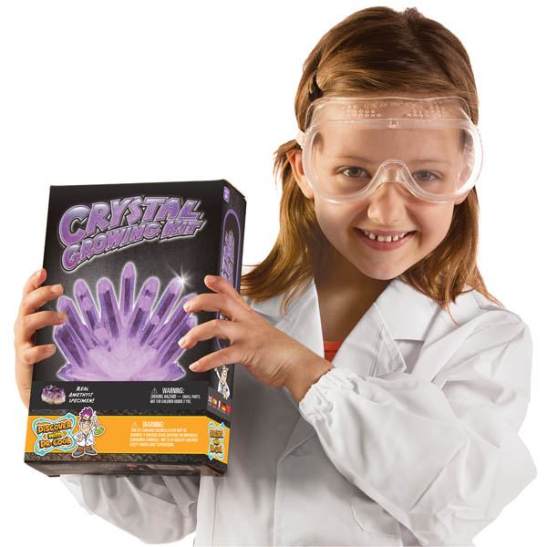 DISCOVER WITH DR COOL Purple Crystal Growing Educational Science Kit 