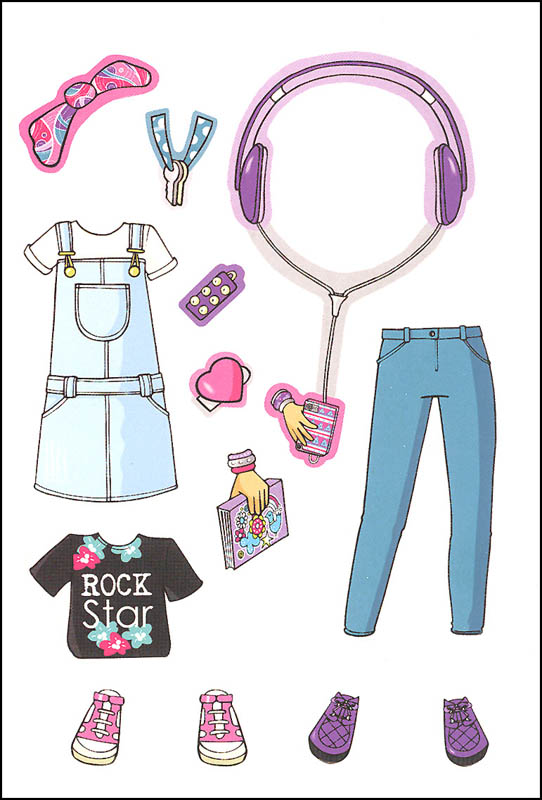 Back to School Sticker Paper Dolls Dover Publications 9780486781402
