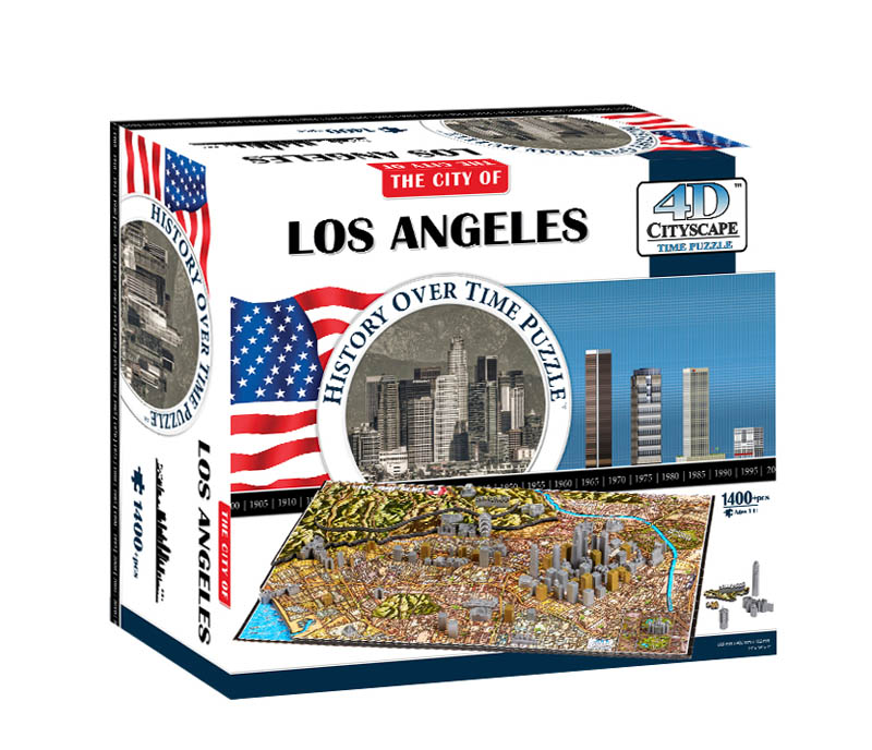 cebolla explique Accidentalmente Los Angeles, USA 4D Cityscape Time Puzzle | 4D Cityscape Time Puzzle 