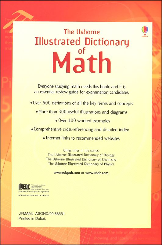 illustrated mathematics dictionary math is fun