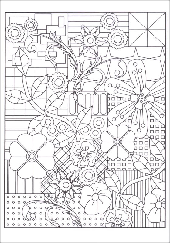 Download Garden Party Stained Glass Coloring Book | Dover Publications | 9780486798271