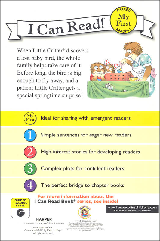 Little Critter: Just a Baby Bird (My First I Can Read) | HarperCollins ...