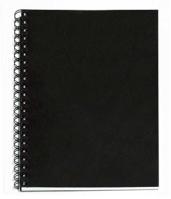 UCreate Create Your Own Sketch Diary Black Cover (11" X 8.5") | UCreate