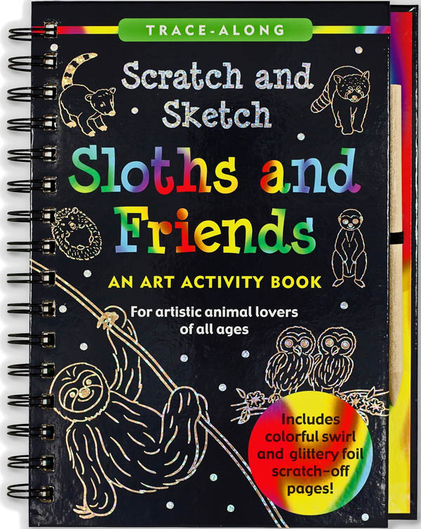 Sloths and Friends TraceAlong Scratch and Sketch Activity Book Peter