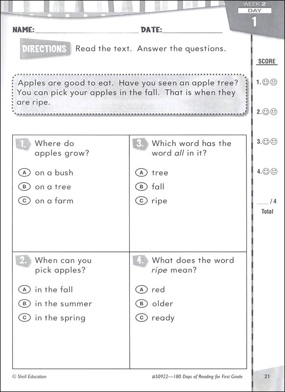 Learn-at-Home Reading Bundle Grade 1 | Shell Education | 9781425816834