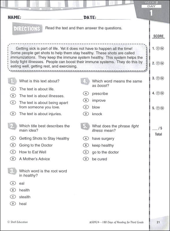 Learn-at-Home Reading Bundle Grade 3 | Shell Education | 9781425816858