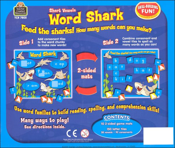 word-shark-short-vowels-game-teacher-created-resources-9781420678055