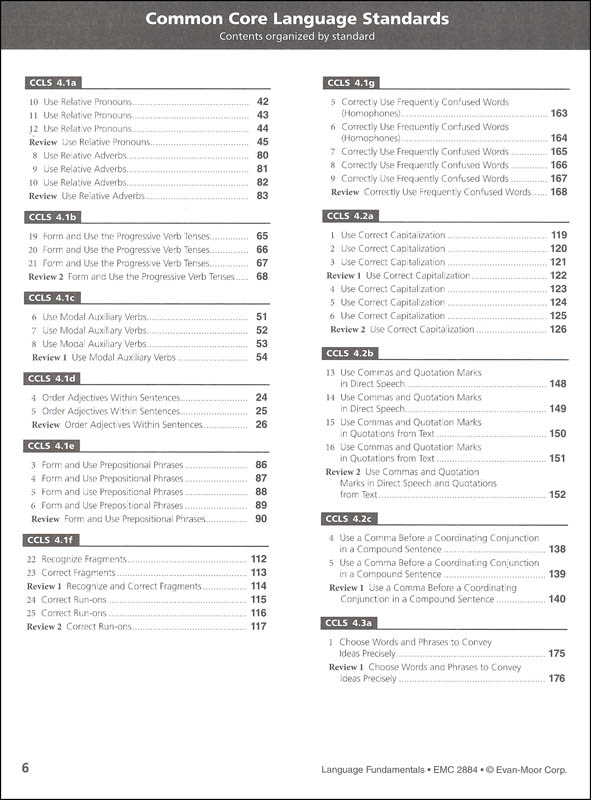 Language Fundamentals Grade 4 - Revised Edition | Evan-Moor | 9781629382203