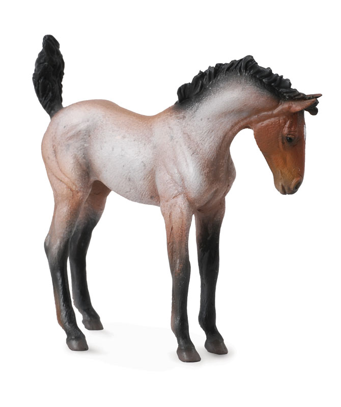 Bay Roan Mustang Foal (CollectA Collection)