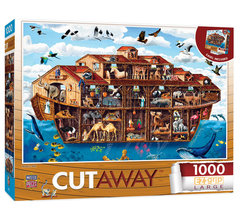 Cutaway Noah's Ark EZGrip Puzzle (1000 piece)