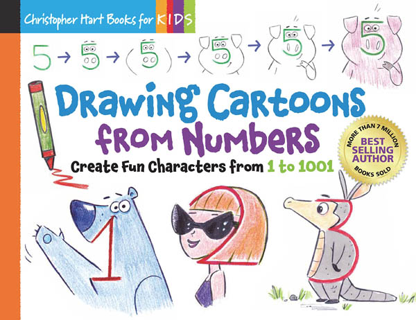 Drawing Cartoons From Numbers (Drawing with Christopher Hart)