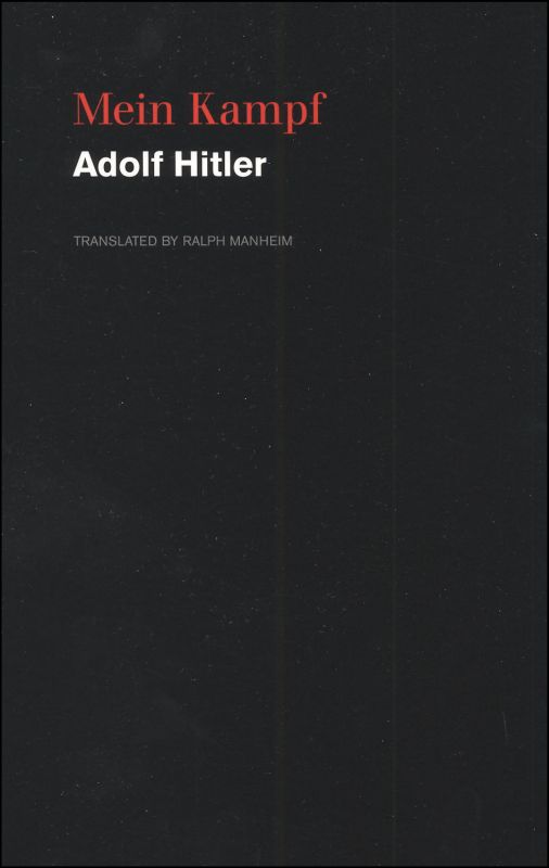 Mein Kampf Houghton Mifflin 9780395925034