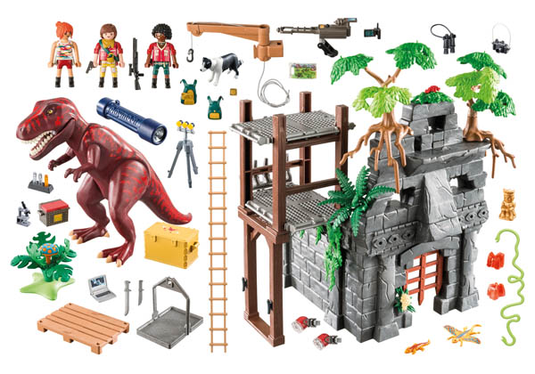 kimplante minimum Kæmpe stor Hidden Temple with T-Rex (Dinos) | Playmobil 