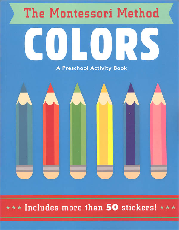 Color method. Montessori method. Preschool. Sticker and activity book 9780312513177.