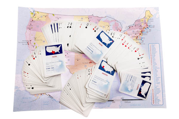 States Of The USA Trivia Board Game Tactic Games