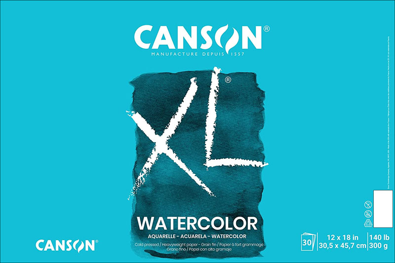Canson XL Watercolor Pad (12" X 18")