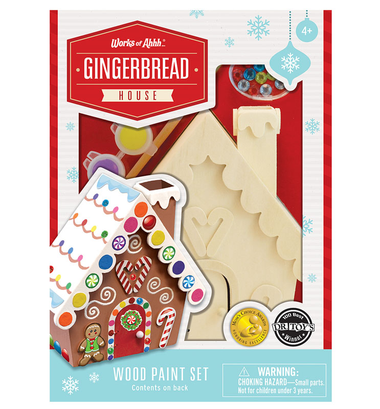 Gingerbread House Wood Painting Kit