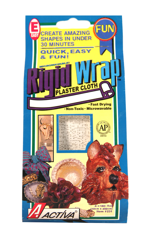 Rigid Wrap Plaster Cloth 4" x 180" w/ header