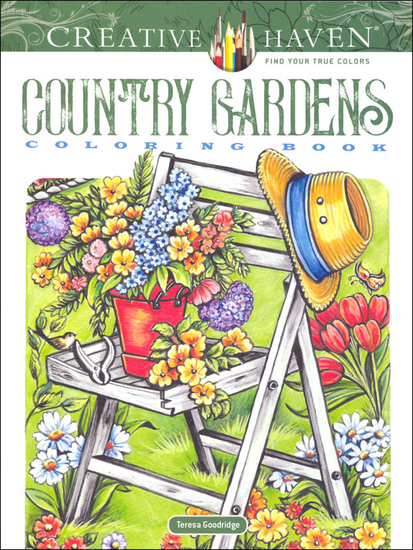 Country Gardens Coloring Book (Creative Haven)