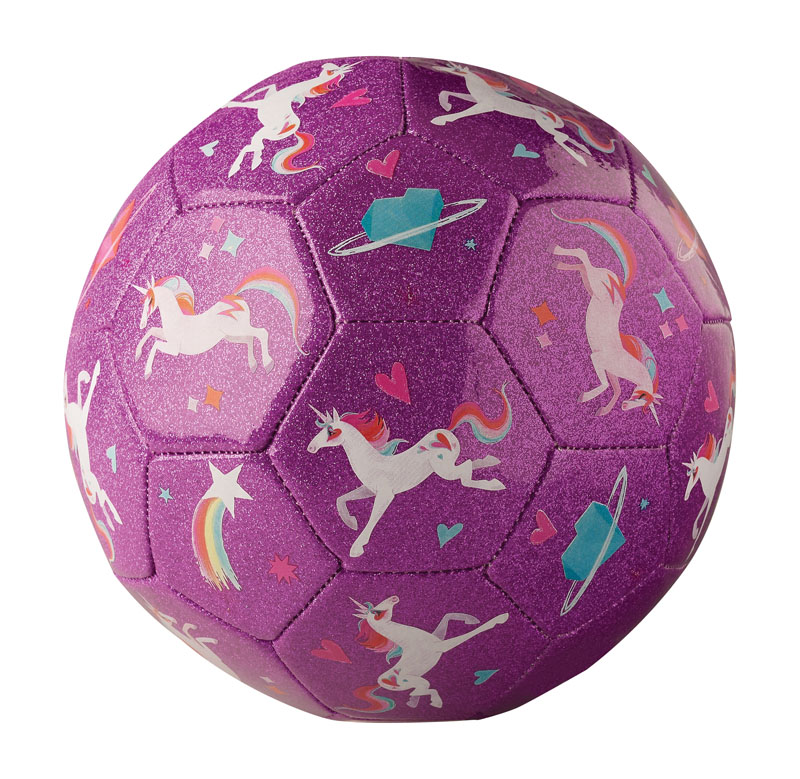 Glitter Soccer Ball - Unicorn Galaxy (size 3)