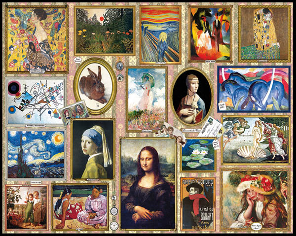 Great Paintings Puzzle (1000 piece)