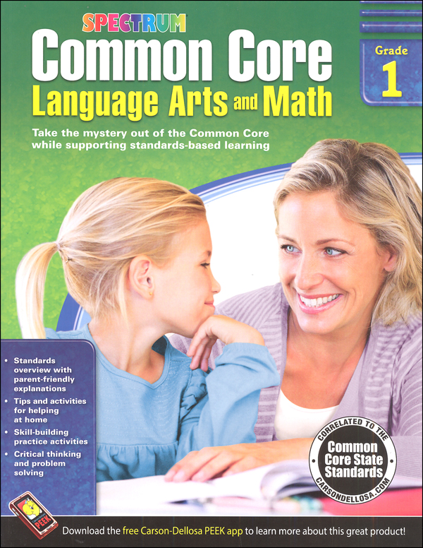 Spectrum Common Core Language Arts and Math 1