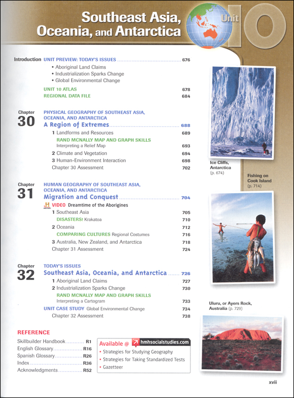 Holt McDougal Geography Homeschool Package Holt McDougal 9780544143340