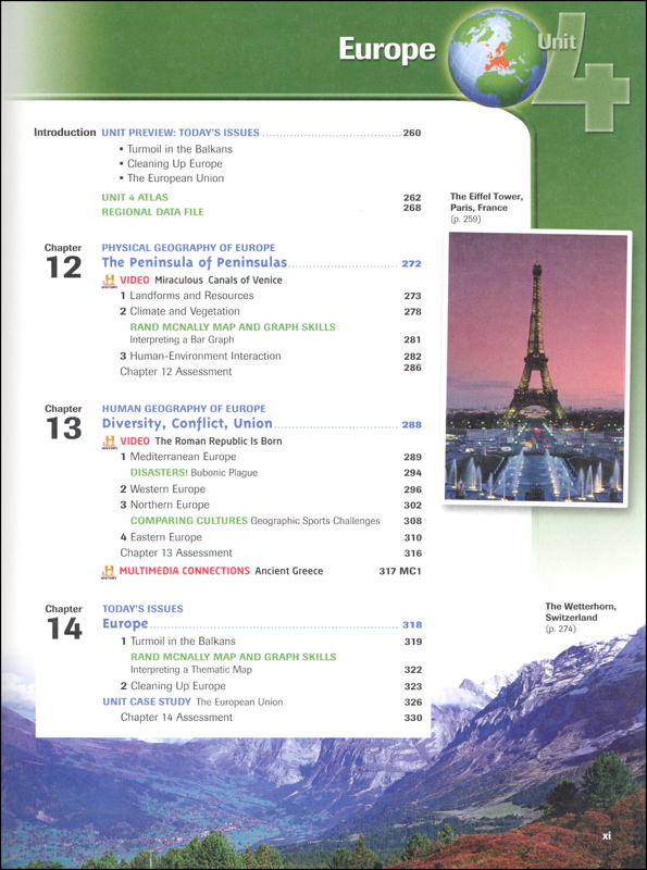 Holt McDougal Geography Homeschool Package Holt McDougal 9780544143340