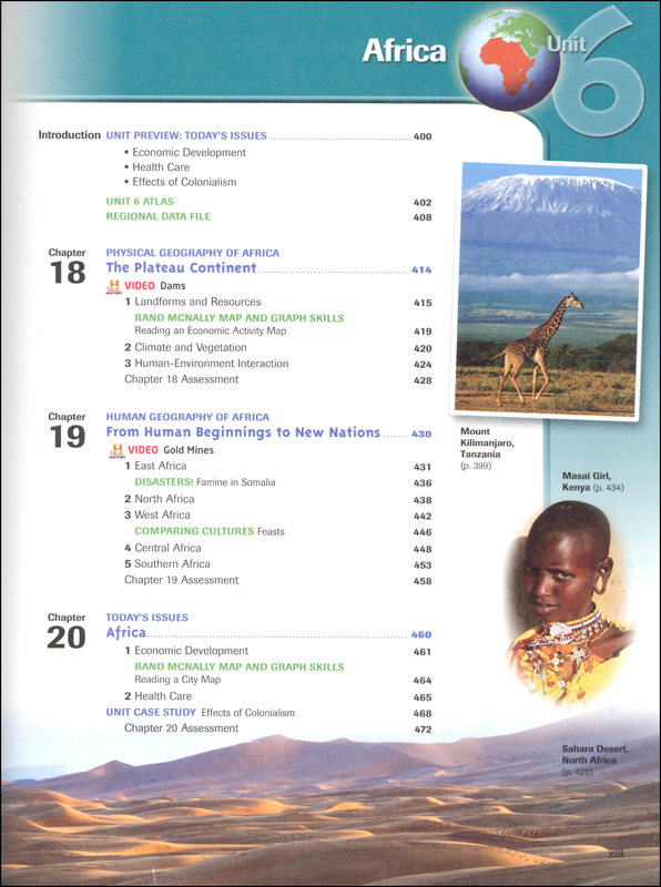 Holt McDougal Geography Homeschool Package Holt McDougal 9780544143340