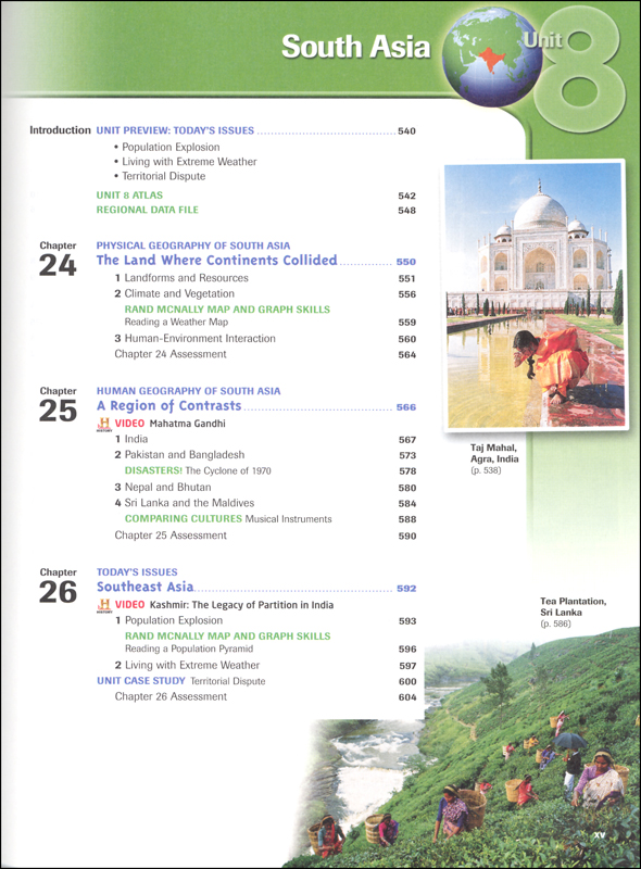 Holt McDougal Geography Homeschool Package Holt McDougal 9780544143340