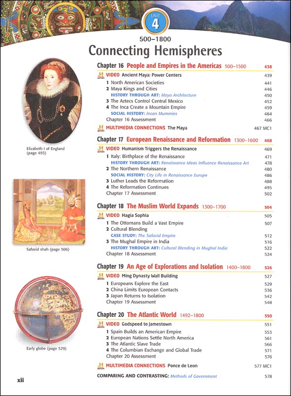 Holt World History Pattern of Interaction Package Holt, Rinehart