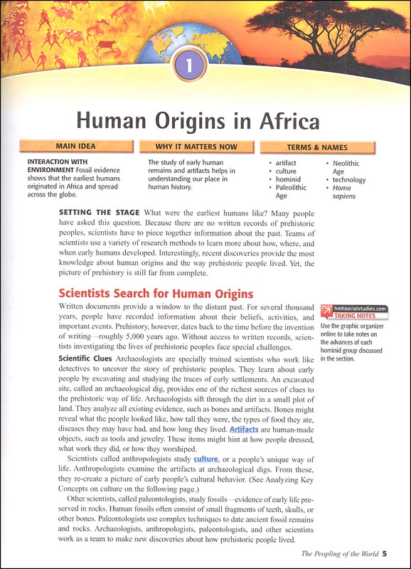 Holt World History Pattern of Interaction Package Holt, Rinehart