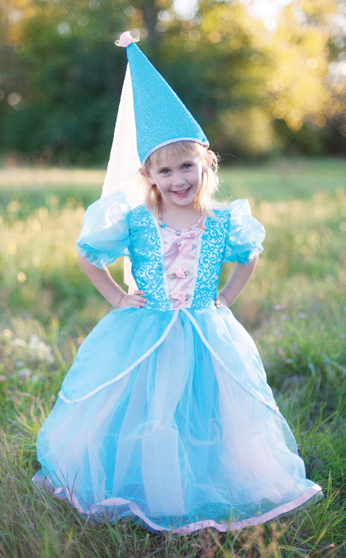 Fairytale Flower Princess - With Gown/Hat (Blue) Medium | Creative ...