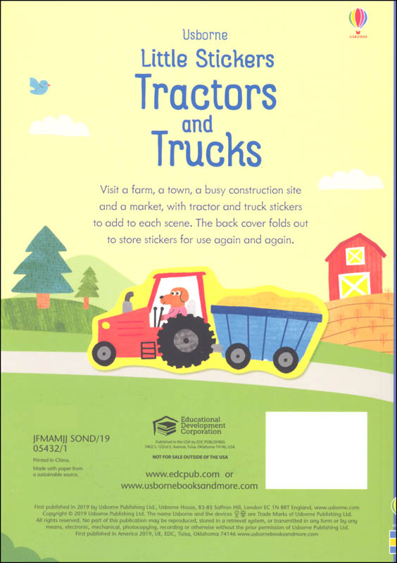Little Stickers Tractors and Trucks EDC / Usborne 9780794548643