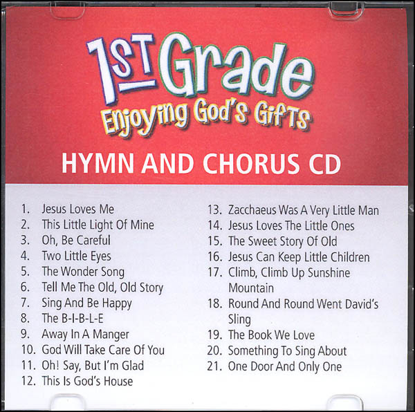 Enjoying God's Gifts 1st Grade Hymn & Chorus CD