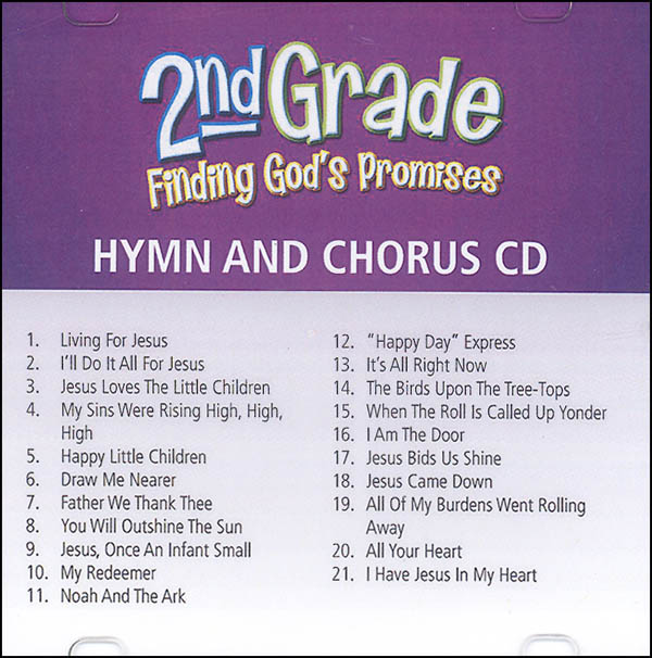 Finding God's Promises 2nd Grade Hymn & Chorus CD