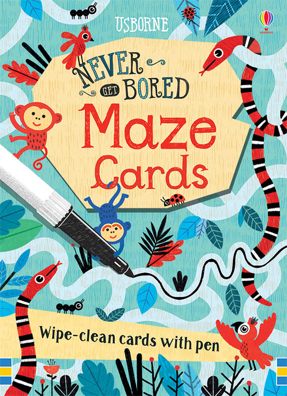 Never Get Bored Maze Cards