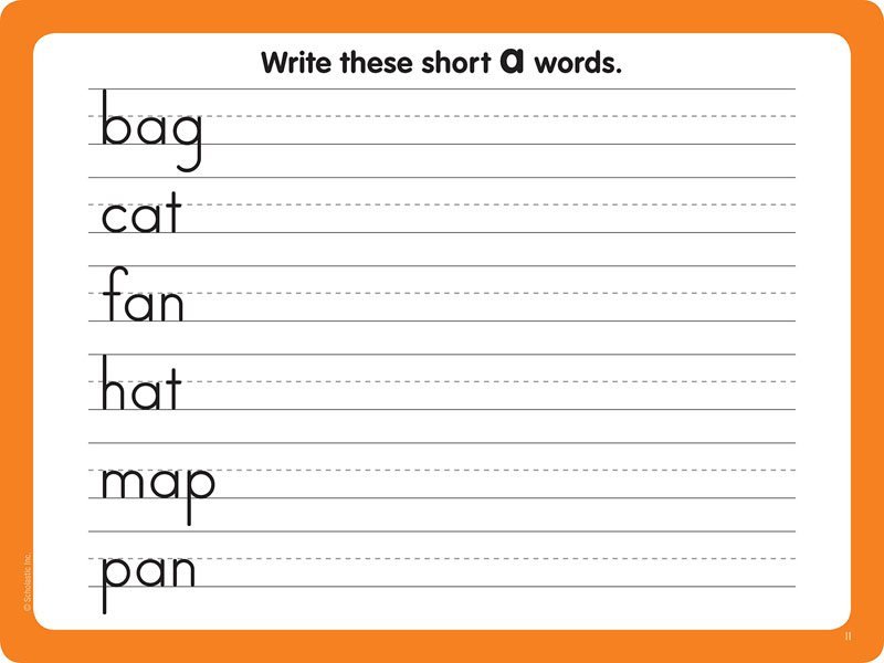 Learning Mats - Short Vowels | Scholastic Teaching Resources ...