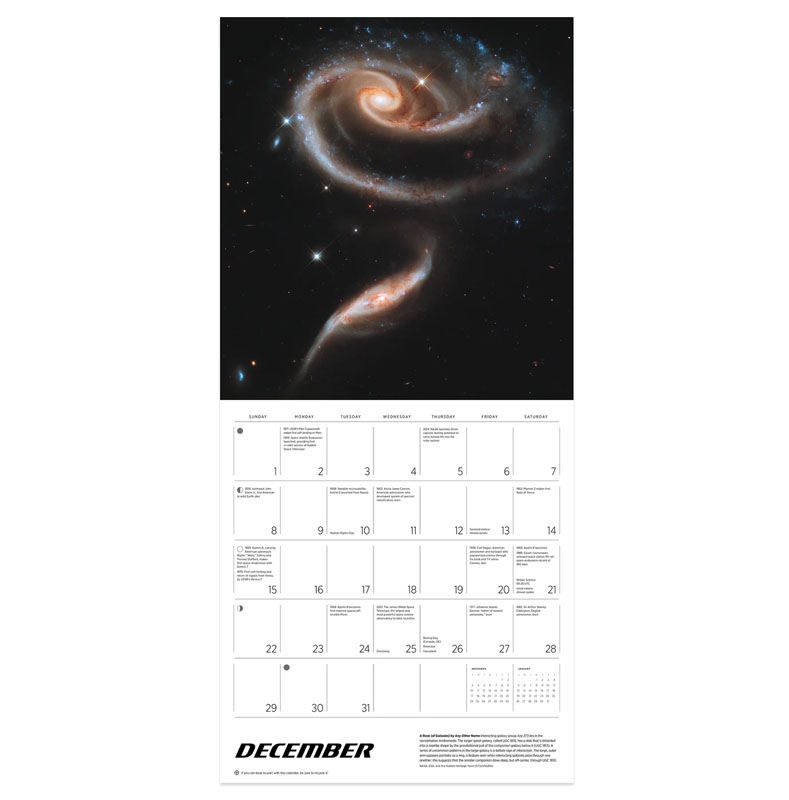 space-views-from-the-hubble-and-james-webb-telescope-2024-wall-calendar-pomegranate