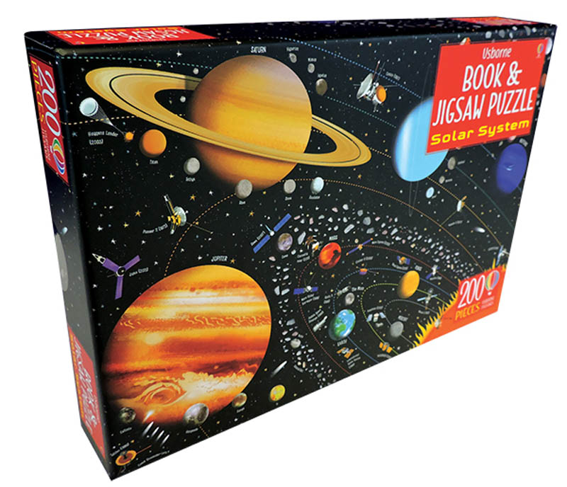 Solar System Book and Jigsaw Puzzle (200 pieces)