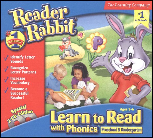 Reader Rabbit Learn to Read Phonics Pre-Kin CD-ROMS