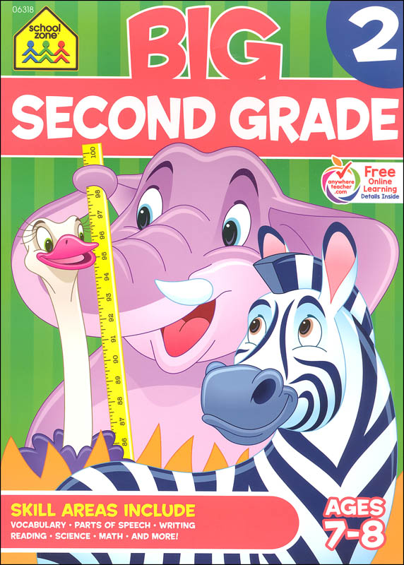 big-second-grade-workbook-school-zone-9780887431487
