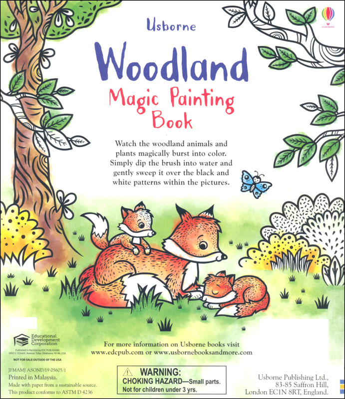 Woodland Magic Painting Book | Usborne | 9780794547608