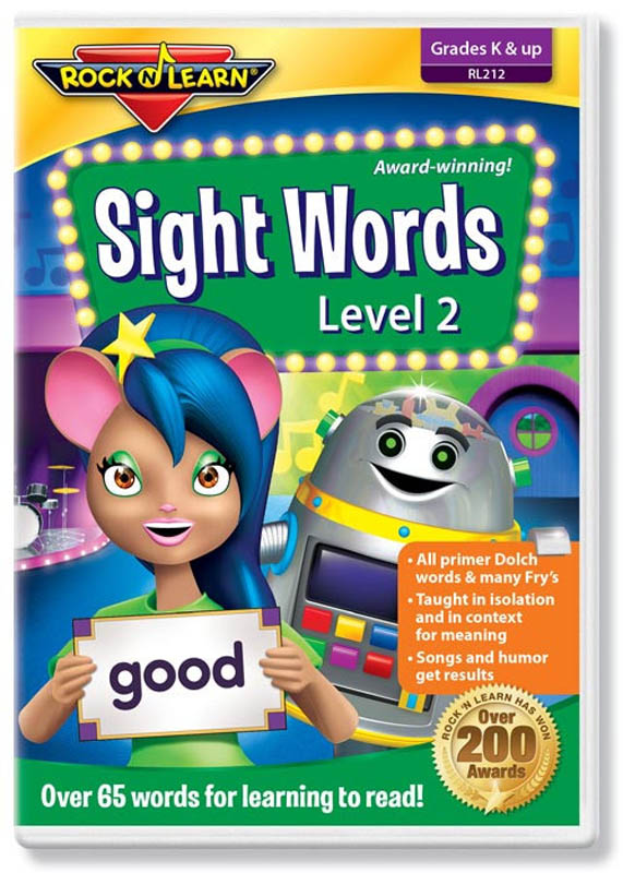 Sight Words Volume 2 DVD