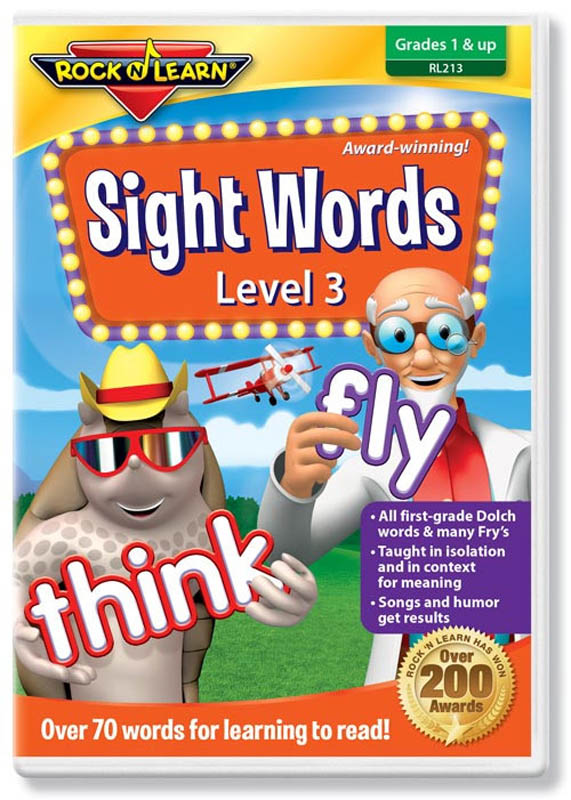 Sight Words Volume 3 DVD