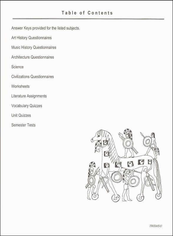 Discovering the Ancient World Answer Keys TRISMS 9780967738710